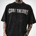 Oversized Washed Branded T-Shirt